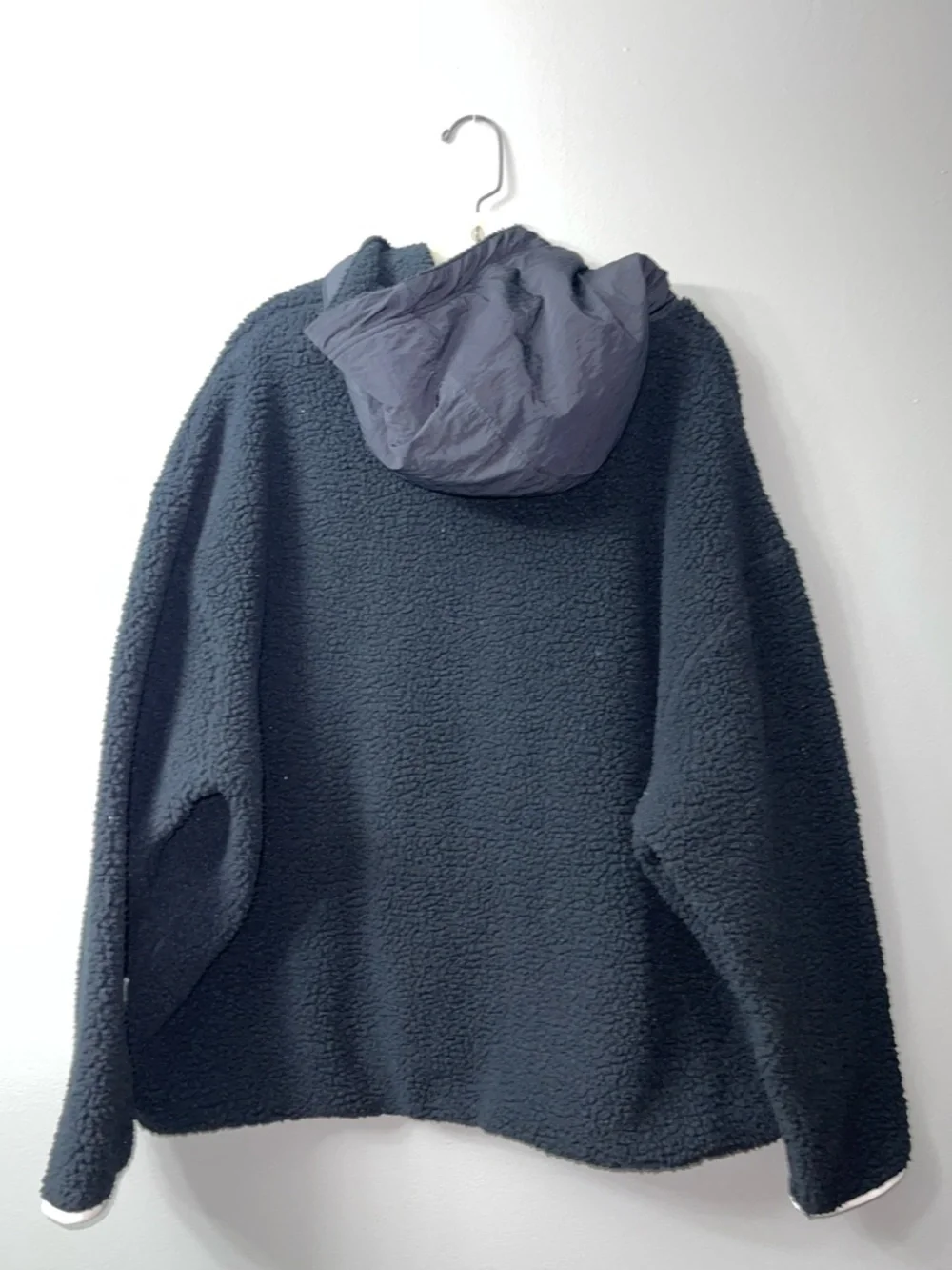 Nike Air Jordan Essentials Sherpa Fleece Hoodie Black Men's Size XXL